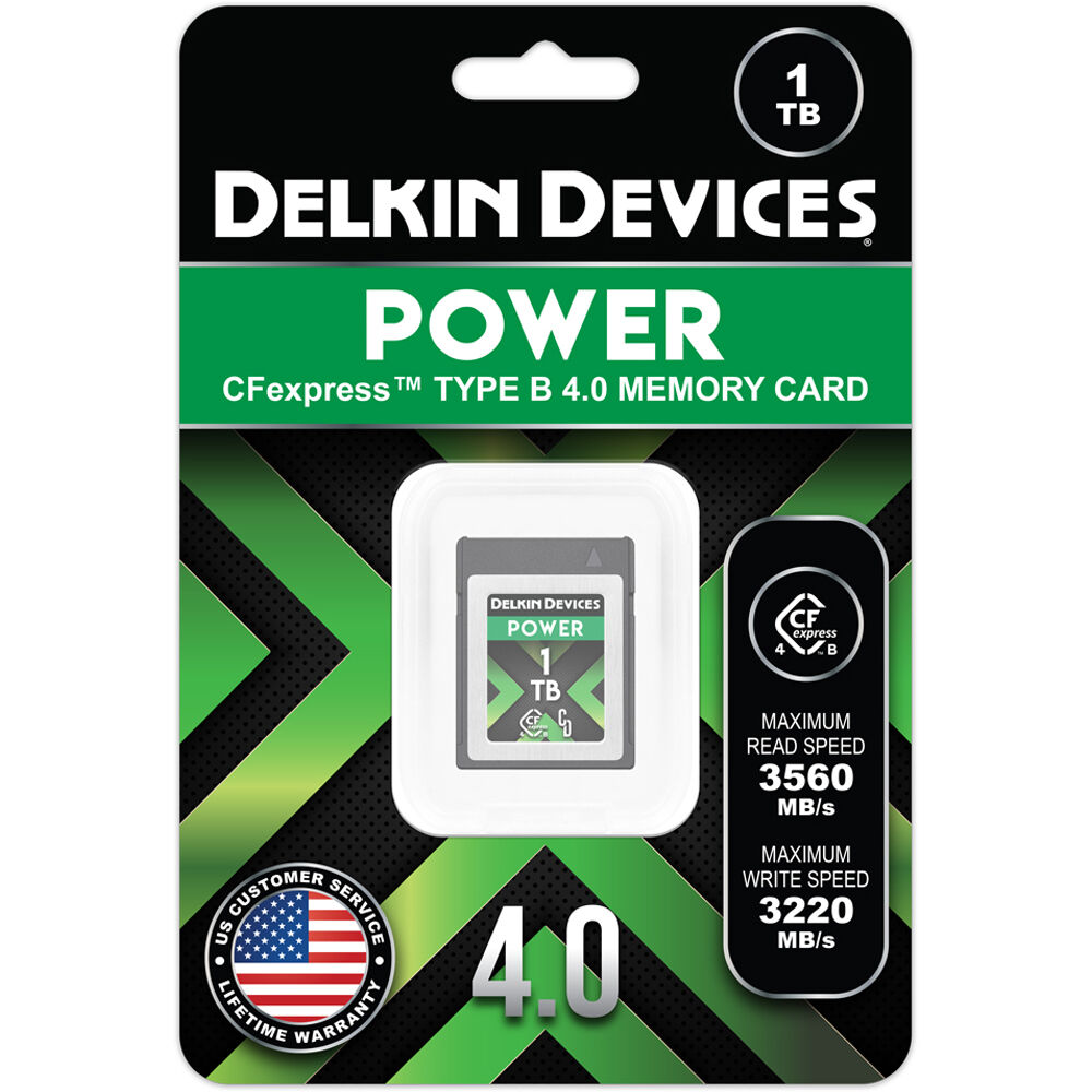 Delkin Devices 1TB POWER 4.0 CFexpress Type B Memory Card