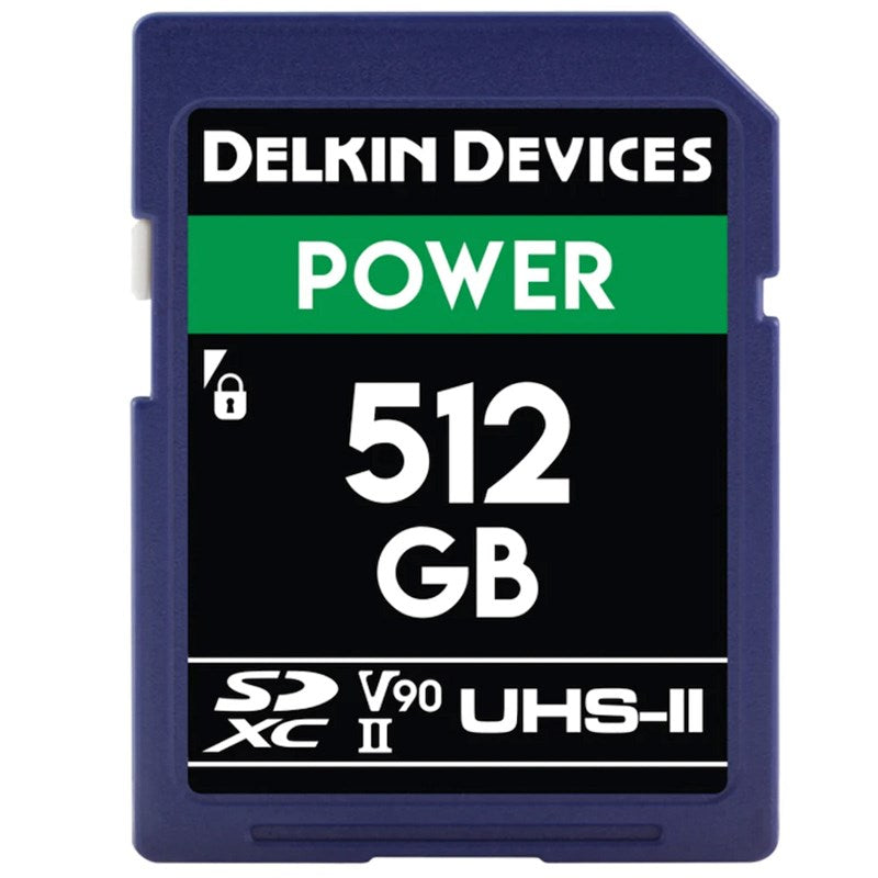 Delkin Devices 512GB POWER UHS-II SDXC Memory Card