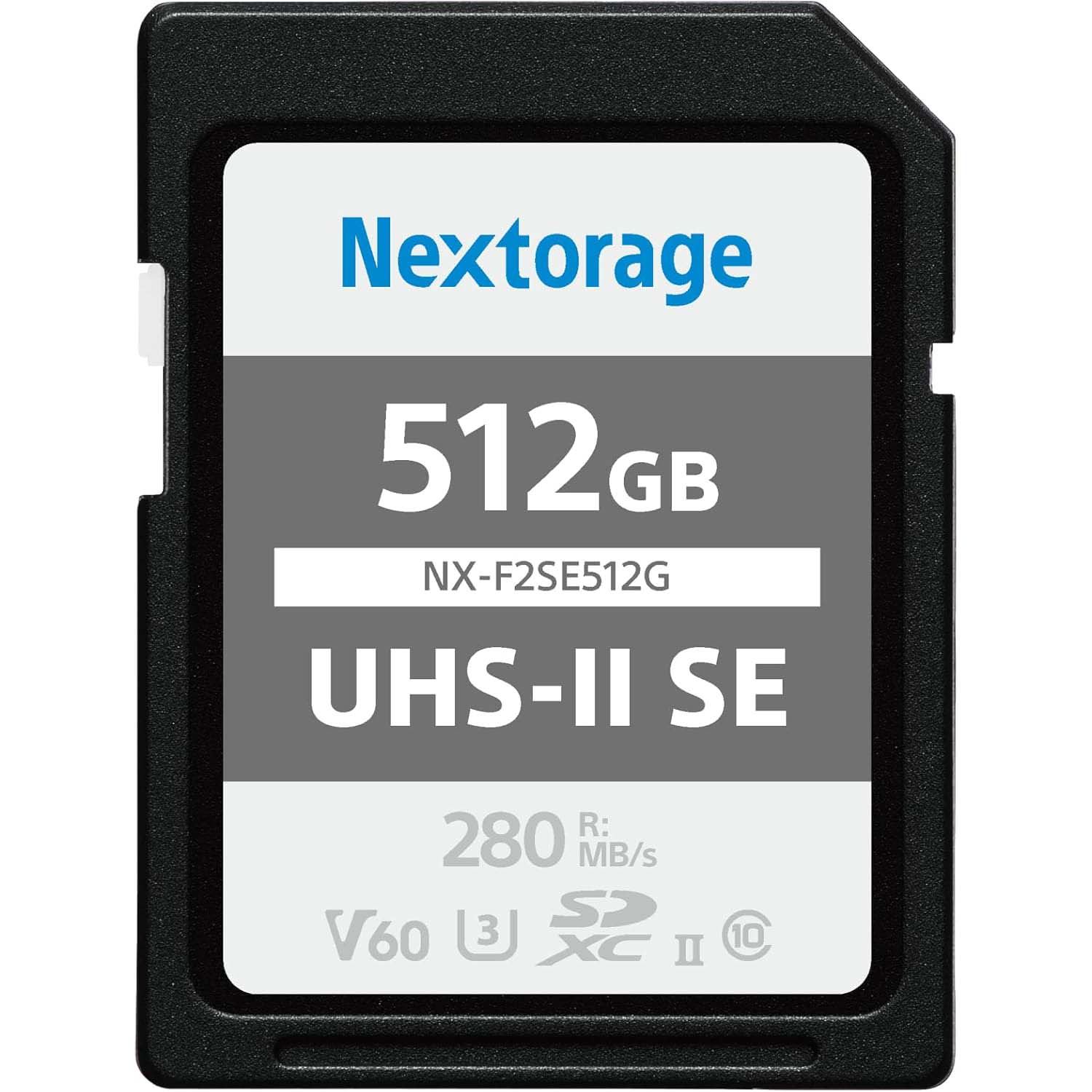 Nextorage 512GB NX-F2SE Series UHS-II SDXC Memory Card