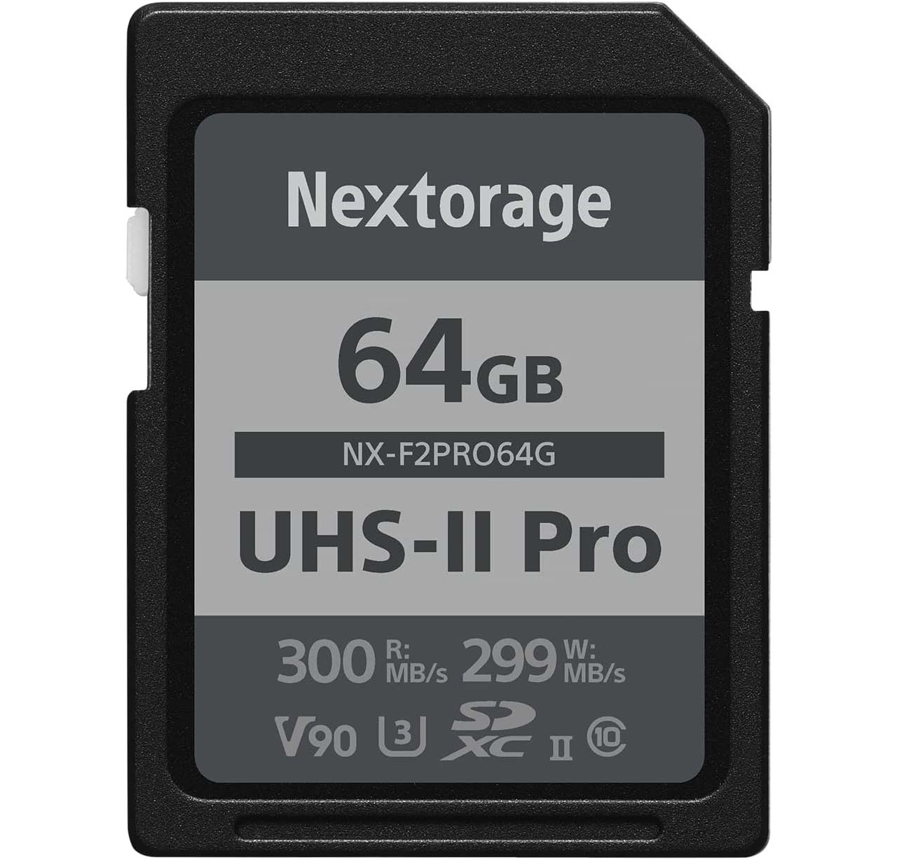 Nextorage 64GB NX-F2PRO Series UHS-II SDXC Memory Card