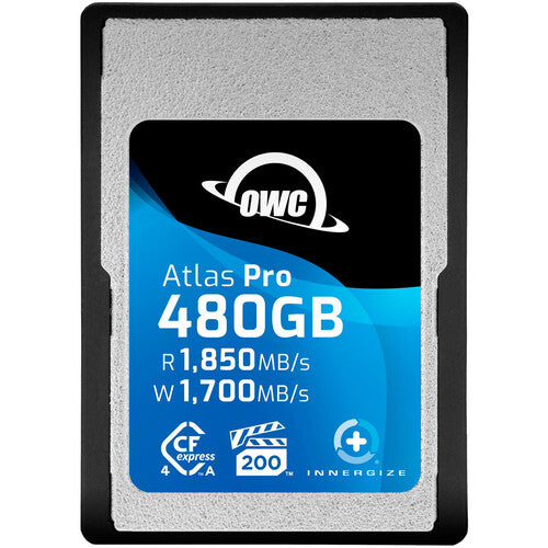 OWC 480GB Atlas Pro CFexpress 4.0 Type A Memory Card