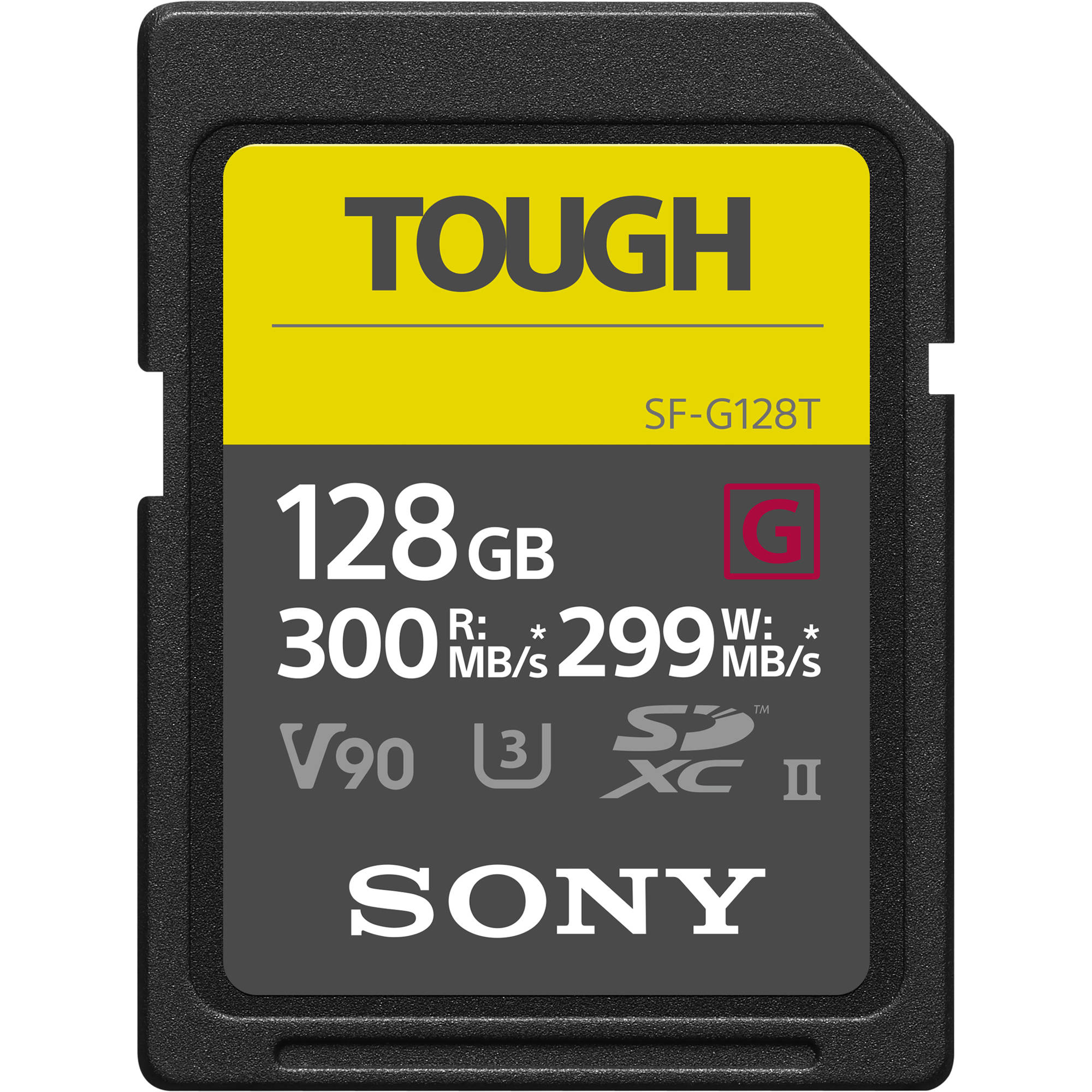 Sony 128GB SF-G TOUGH Series UHS-II SDXC Memory Card